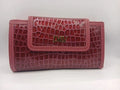 Billetera de pìel color rosa marca Daviletto