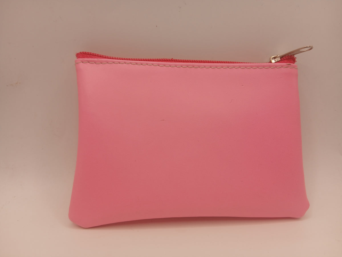 Monedero cremallera 100 color fucsia marca piel Guerrero